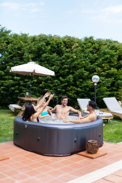 СПА-бассейн 185х185х68см "Otium" 930л, квадратный, гидромассаж, аэромассаж